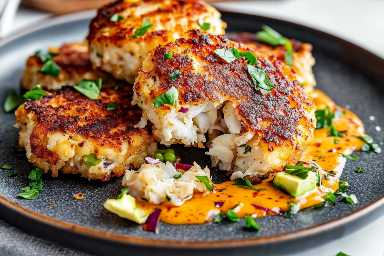 Pan Fried Cod Crab Cakes