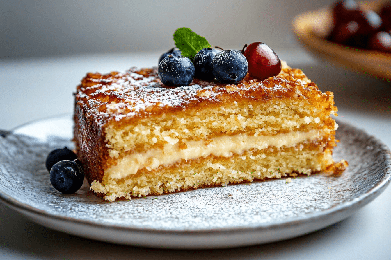 German Bee Sting Cake (Bienenstich)