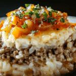 French Onion Ground Beef and Rice Casserole Recipe