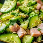 Avocado Tuna Cucumber Salad