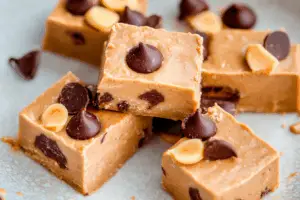 Peanut Butter Chocolate Freezer Fudge Recipe