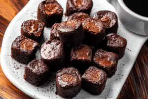 Fudgy Espresso Brownie Bites