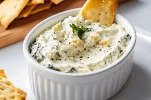 5-Ingredient Healthy Spinach Artichoke Dip