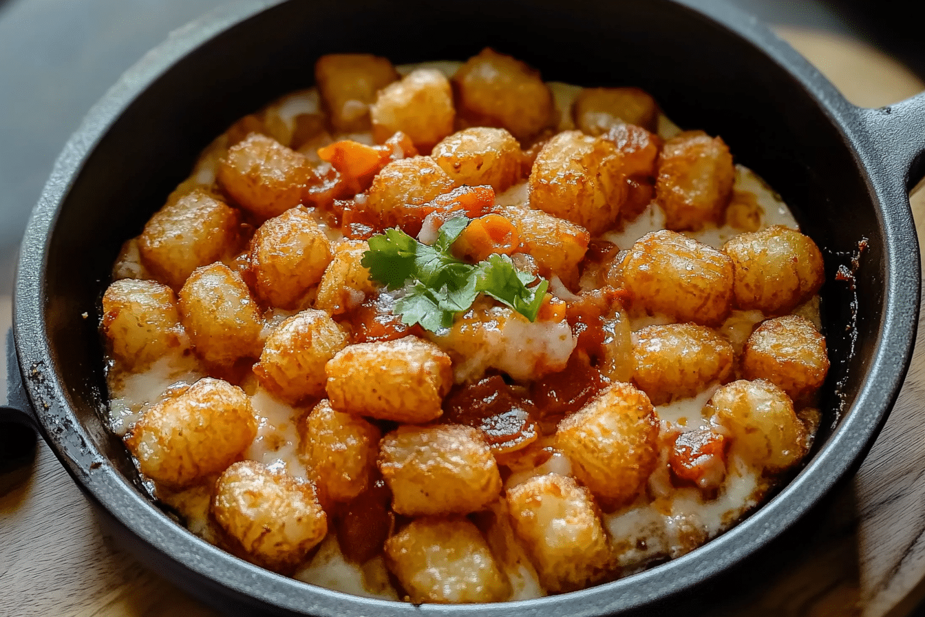 Fiesta Tater Tot Casserole