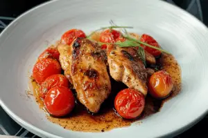 Balsamic Chicken and Tomatoes