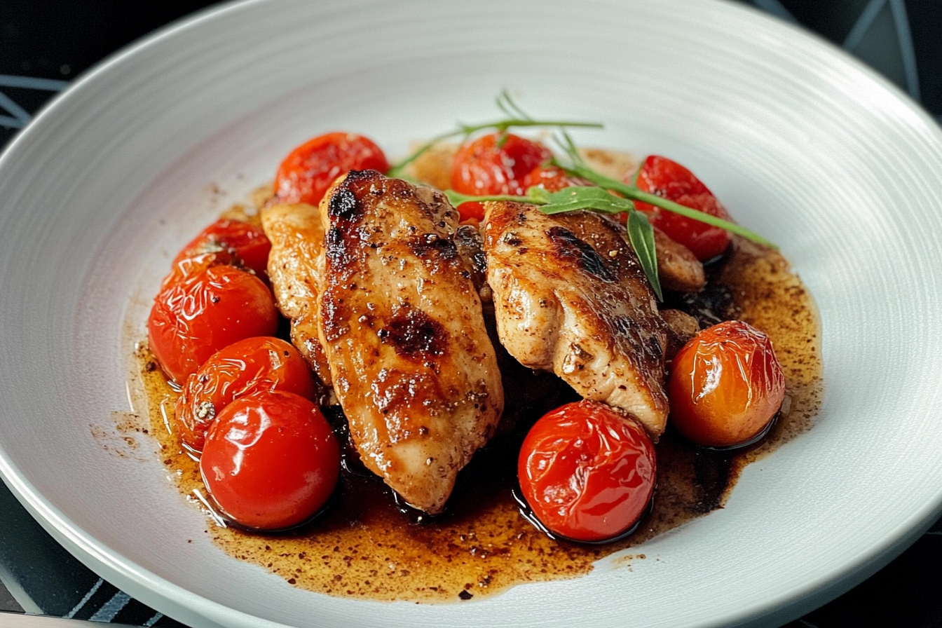 Balsamic Chicken and Tomatoes