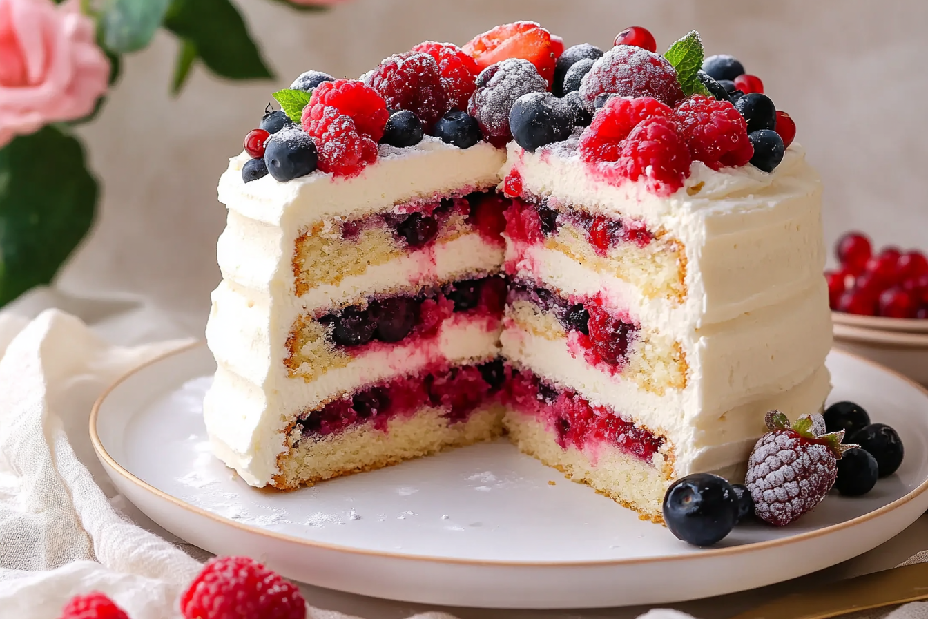 Berry Chantilly Cake