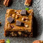Brown Butter Bourbon Pecan Chocolate Chunk Blondies