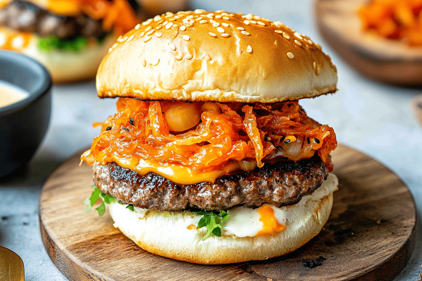 Bulgogi Kimchi Burger