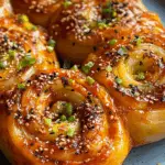 Cheesy Gochujang & Spring Onion Swirls