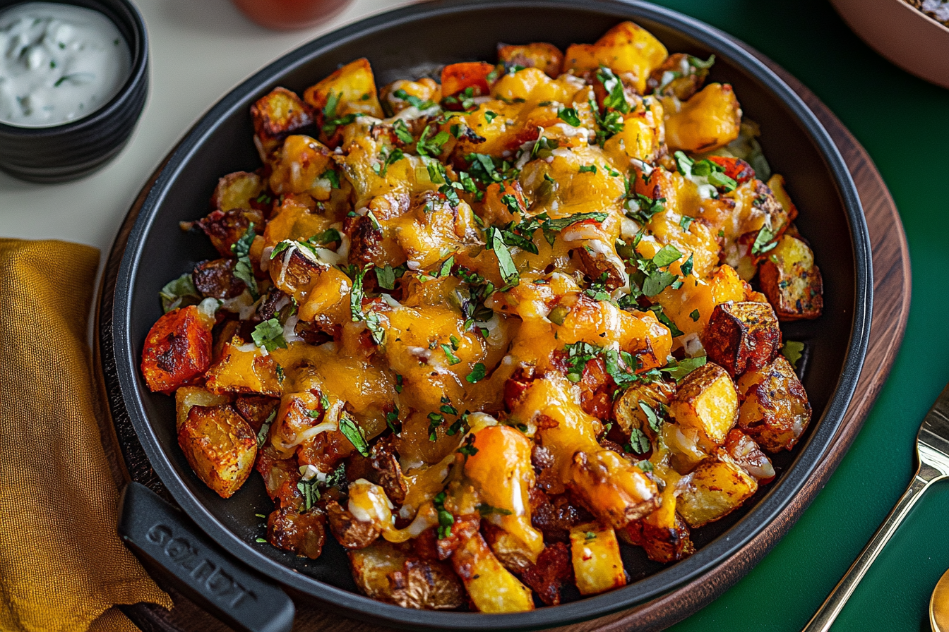 Cheesy Mexican Home Fries