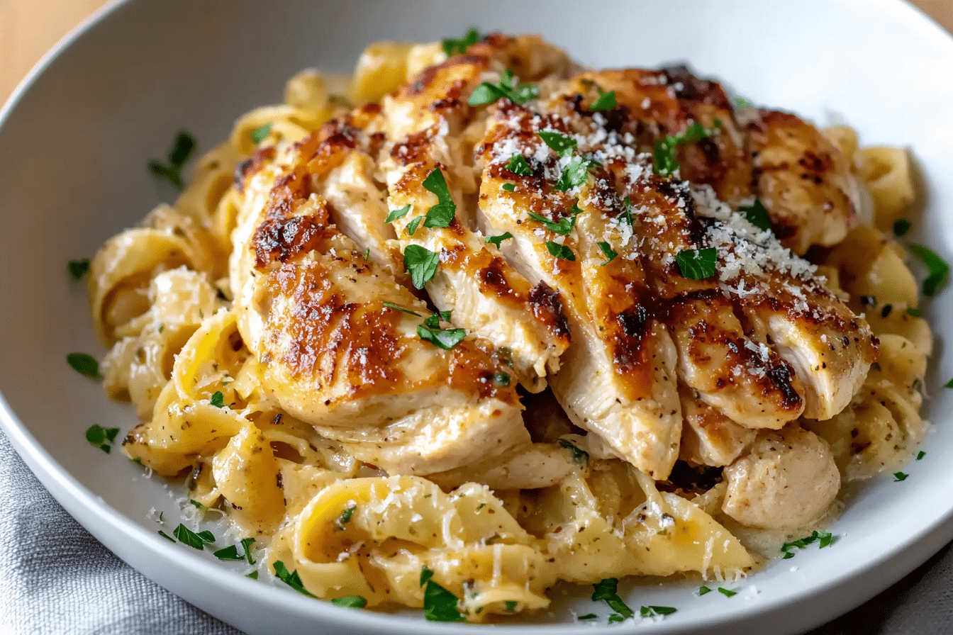 Chicken Boscaiola Pasta