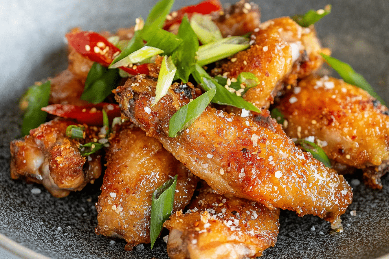 Chinese Salt and Pepper Chicken Wings