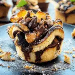 Chocolate and Espresso Babka Muffins