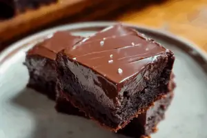 Chocolate Ganache Gooey Brownies