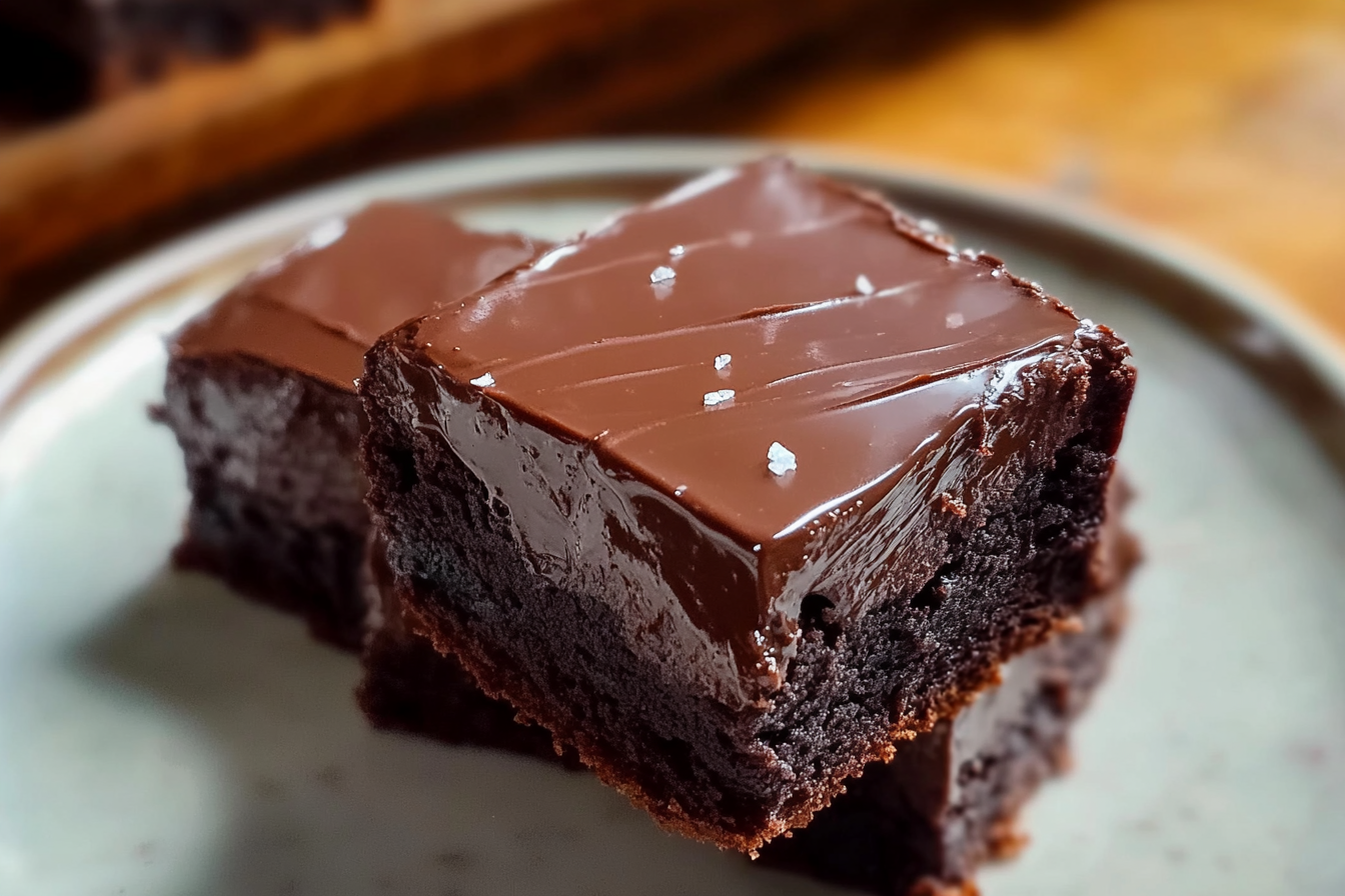 Chocolate Ganache Gooey Brownies