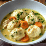 Creamy Chicken Stew and Dumplings