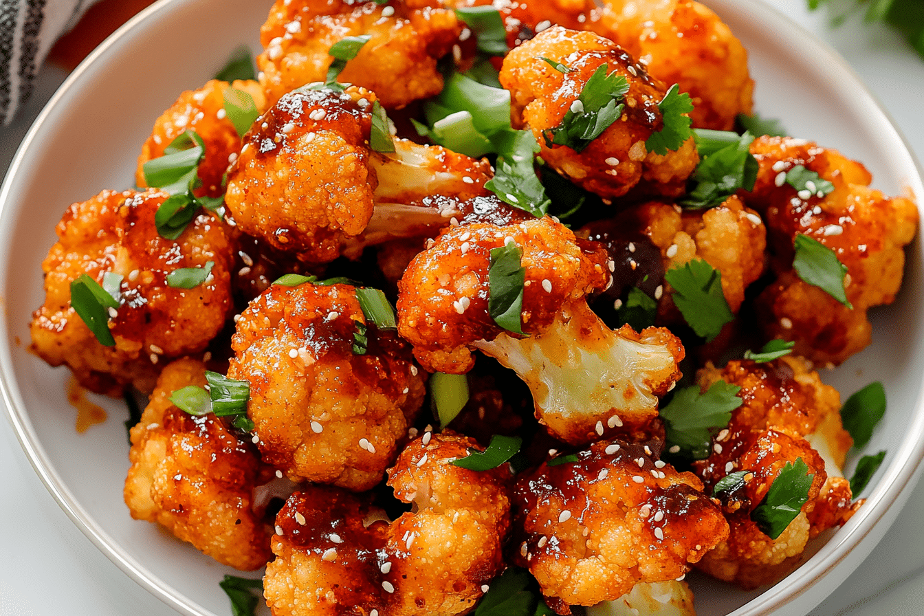 Crispy Gochujang Cauliflower Wings