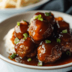 Crockpot BBQ Meatballs