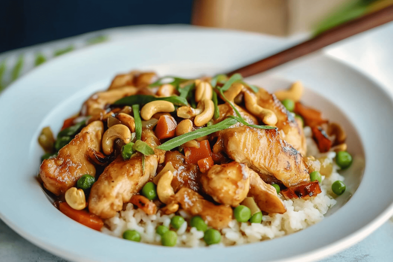 Crockpot Cashew Chicken