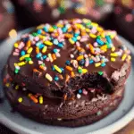 Double chocolate birthday cookies