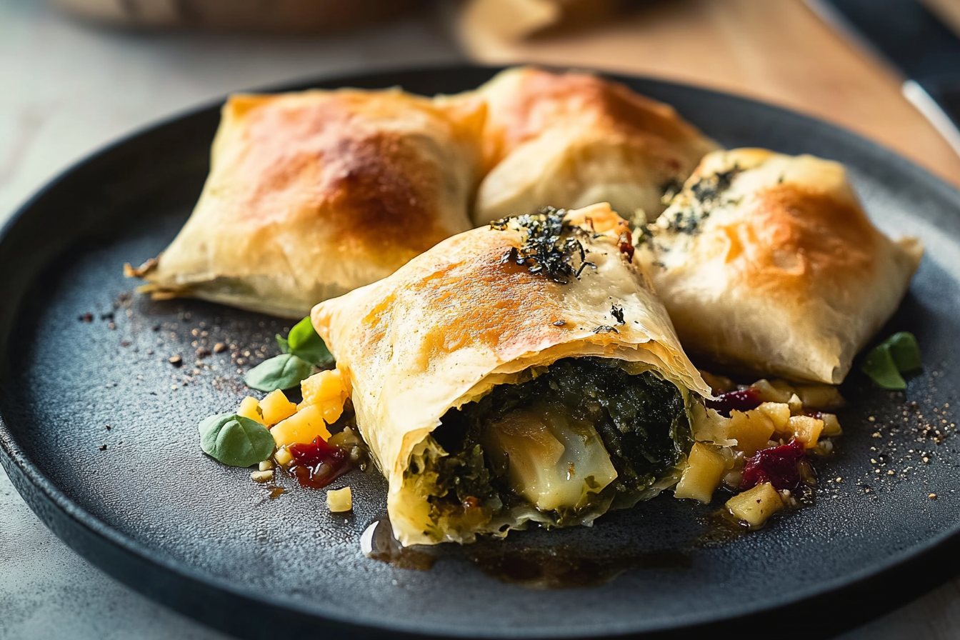 Easy Gluten Free Spanakopita Parcels
