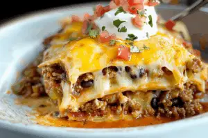 Easy Taco Lasagna