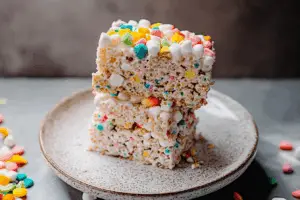 Funfetti Marshmallow Cereal Bars