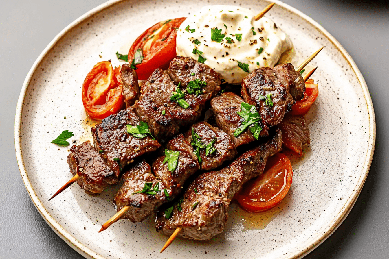 Greek Beef Souvlaki