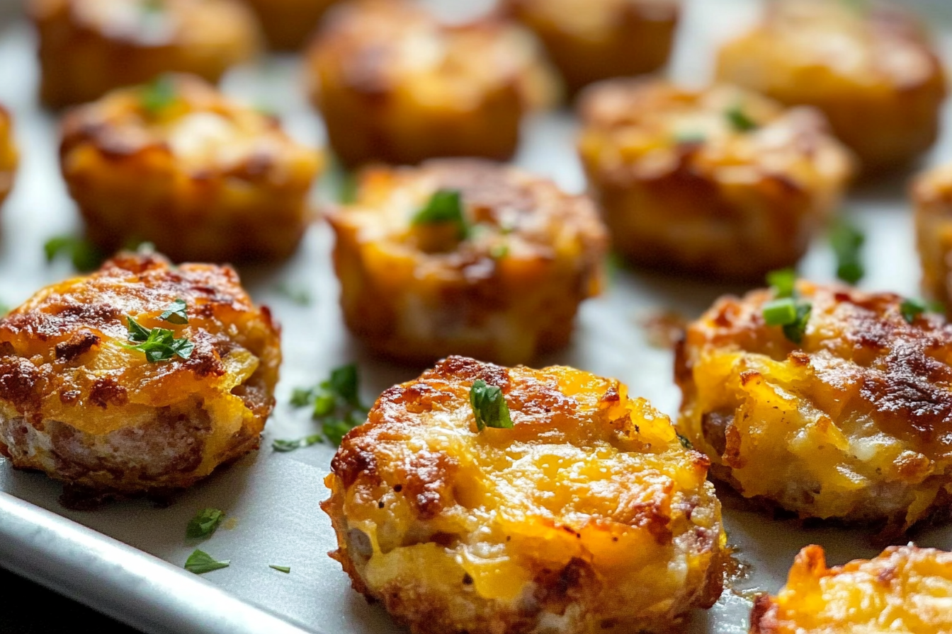 Hashbrown sausage bites