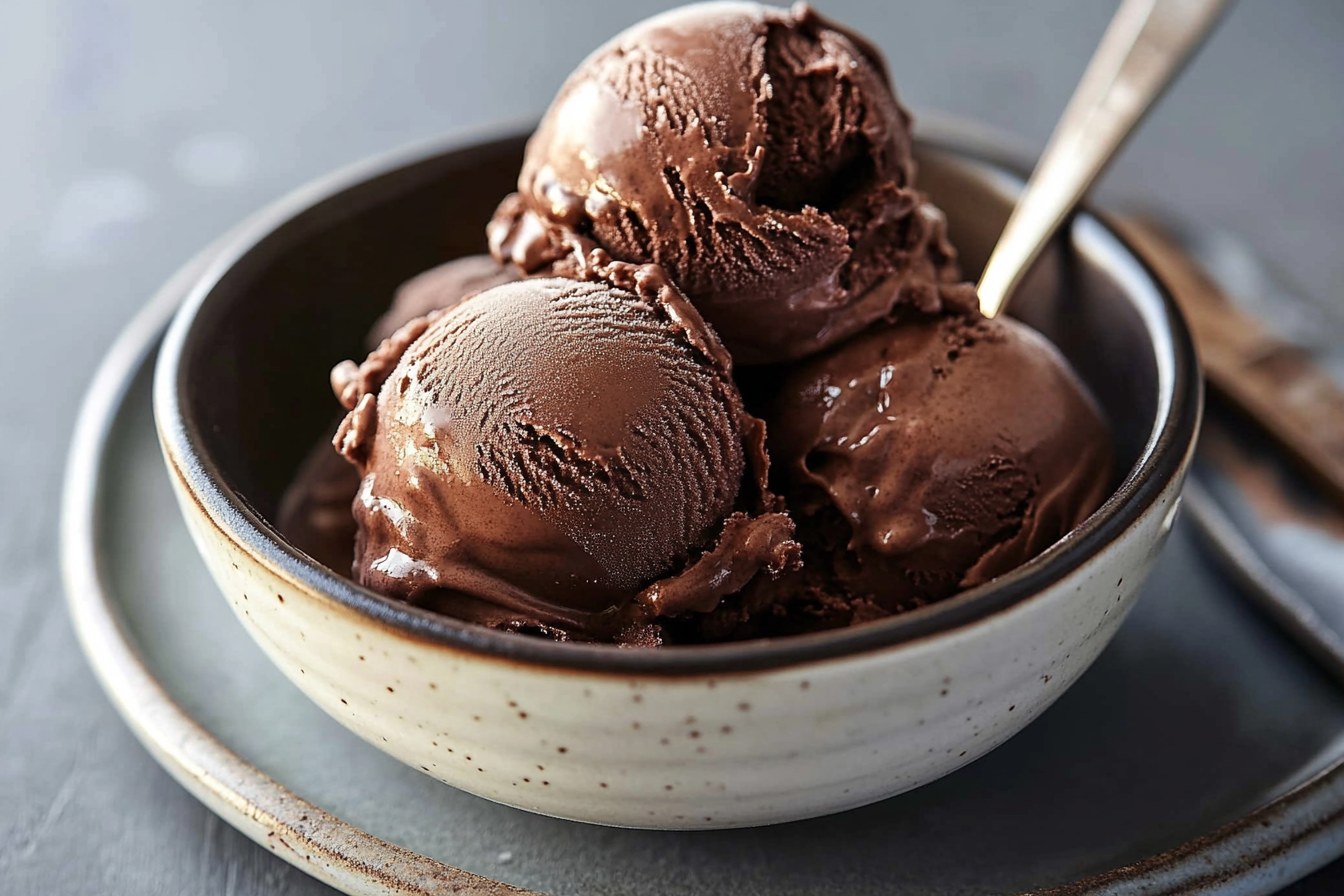 Homemade Chocolate Ice Cream