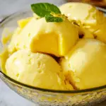 Homemade Mango Ice Cream (No Ice Cream Maker)
