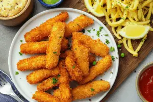 Homemade Salmon Fish Fingers