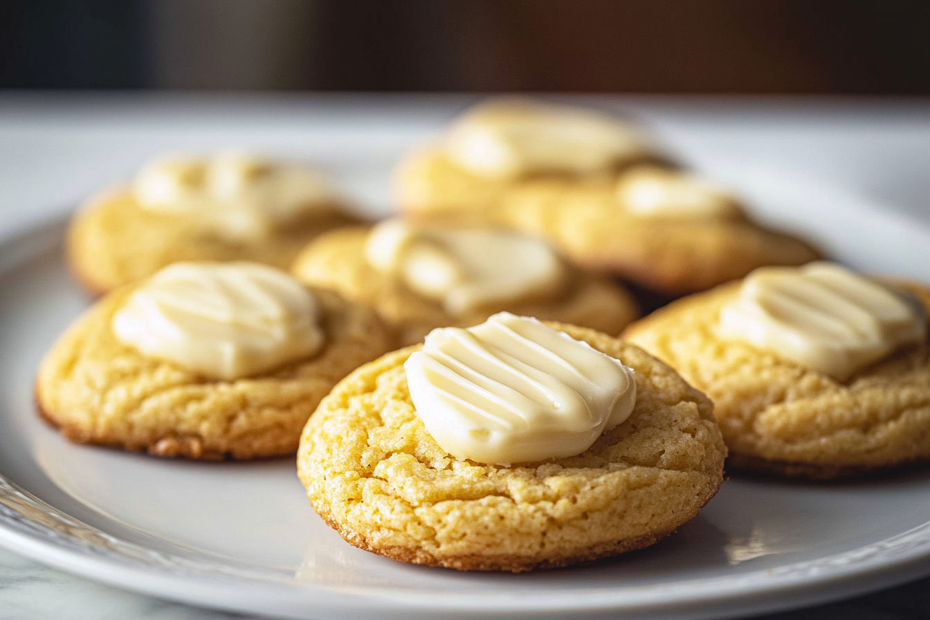Honey Butter Cornbread Cookies