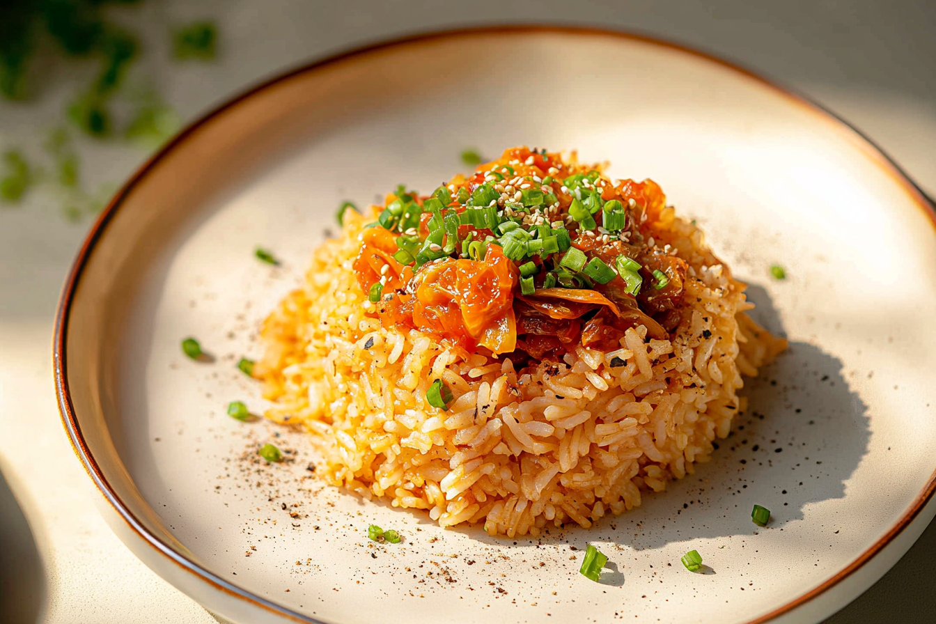Kimchi Spam Fried Rice