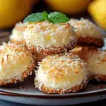 Lemon Coconut Cheesecake Cookies
