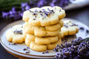 Lemon Lavender Butter Cookies