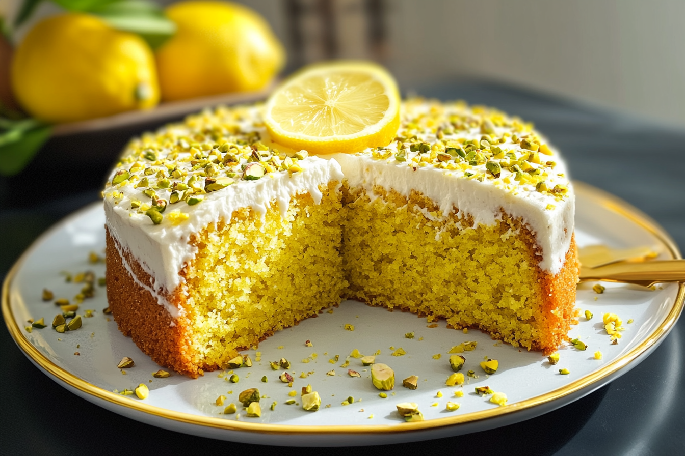 Lemon Pistachio Cake