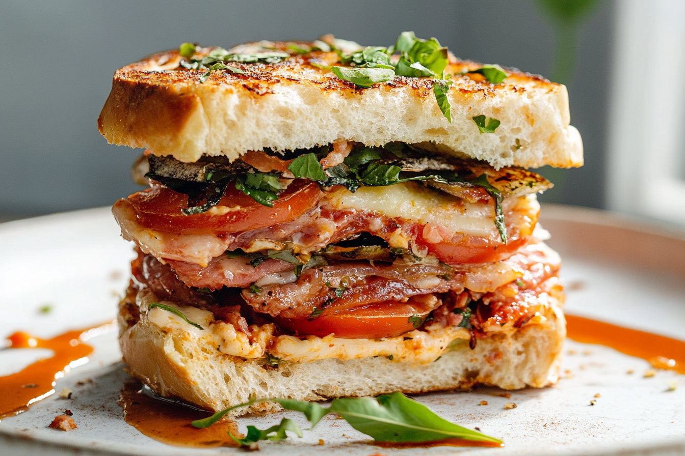 Muffuletta Italian Sandwich