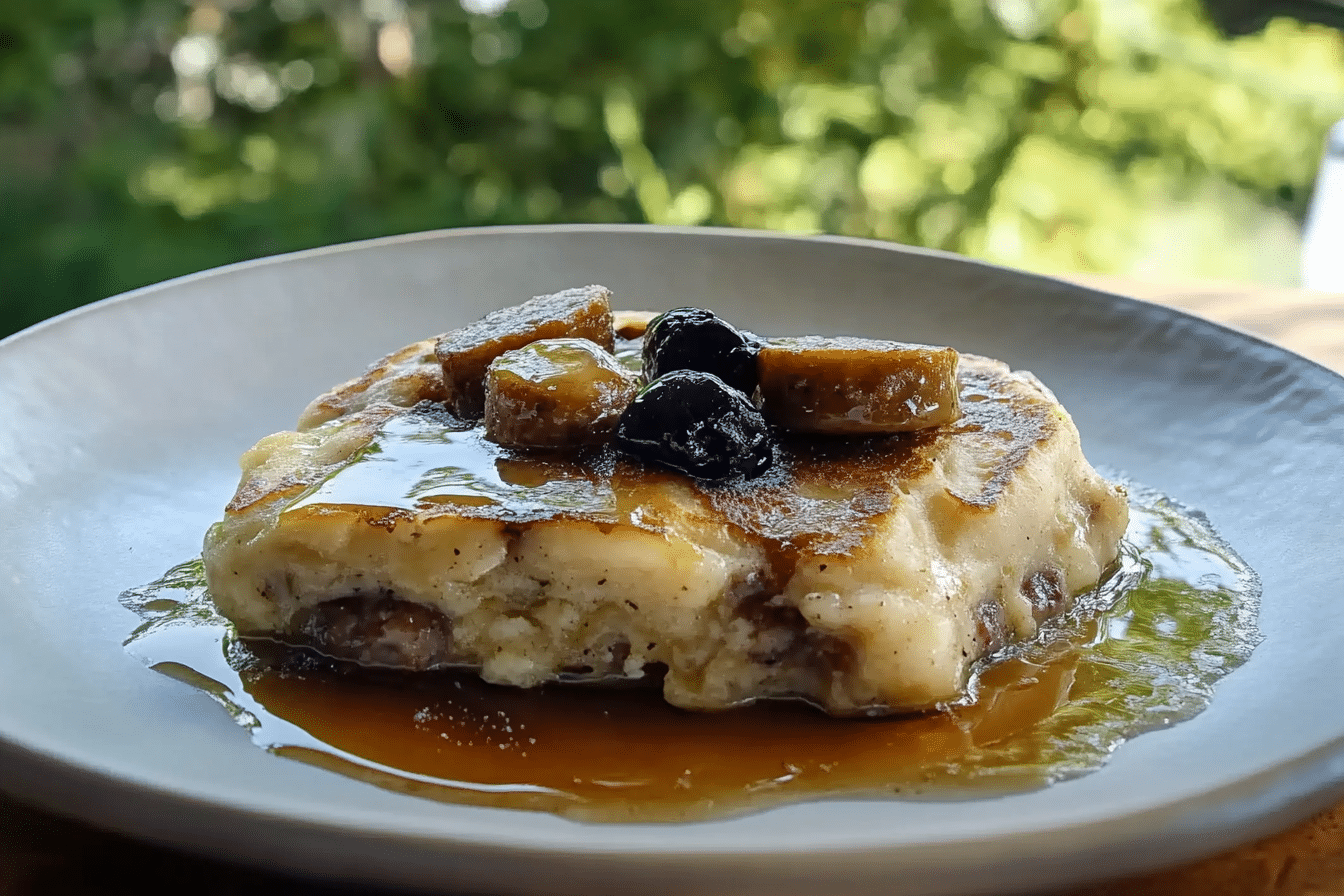 Pancake and Sausage Casserole