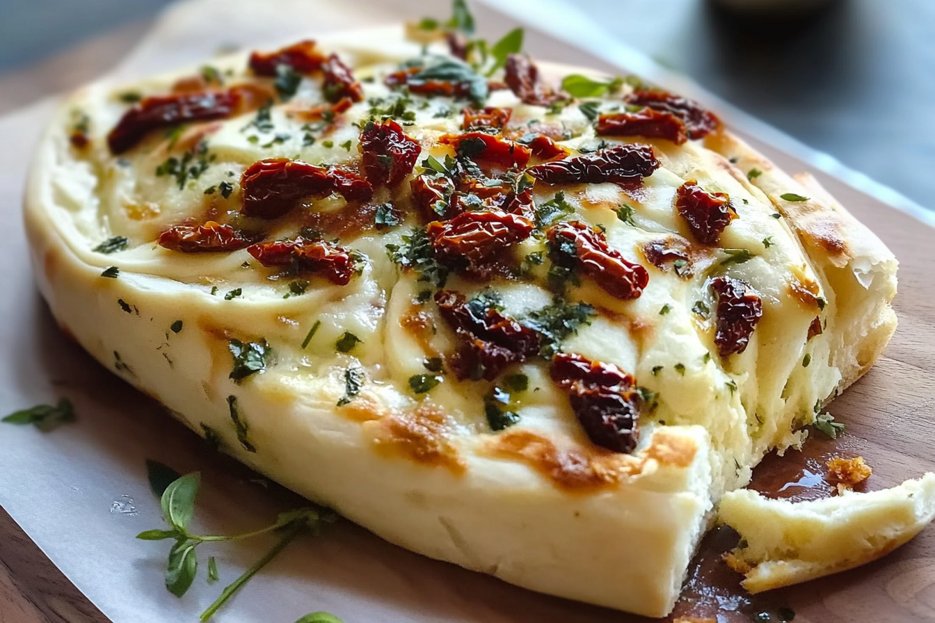 pane bianco with sun-dried tomatoes