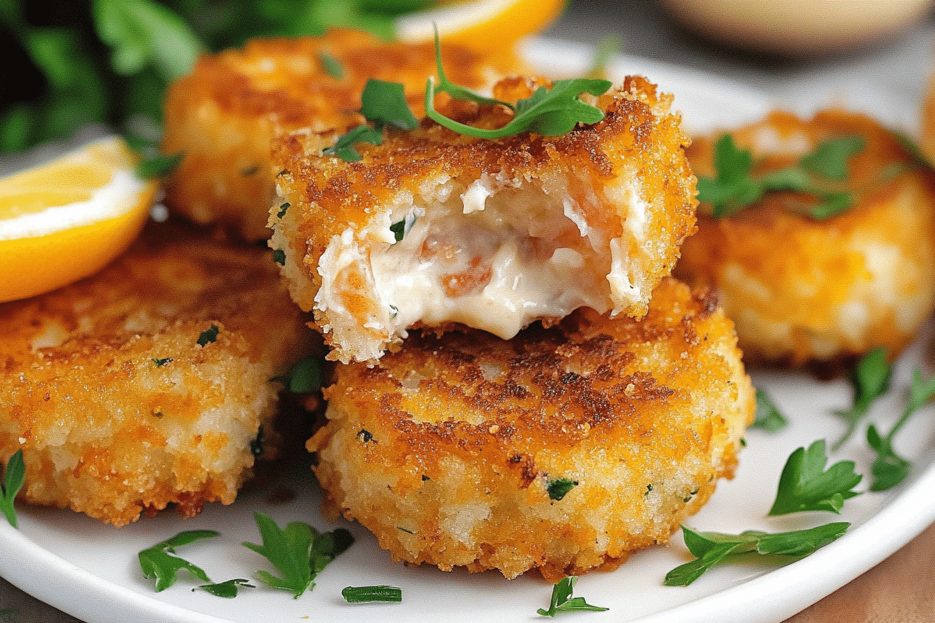 panko crusted shrimp cakes with two-citrus aioli