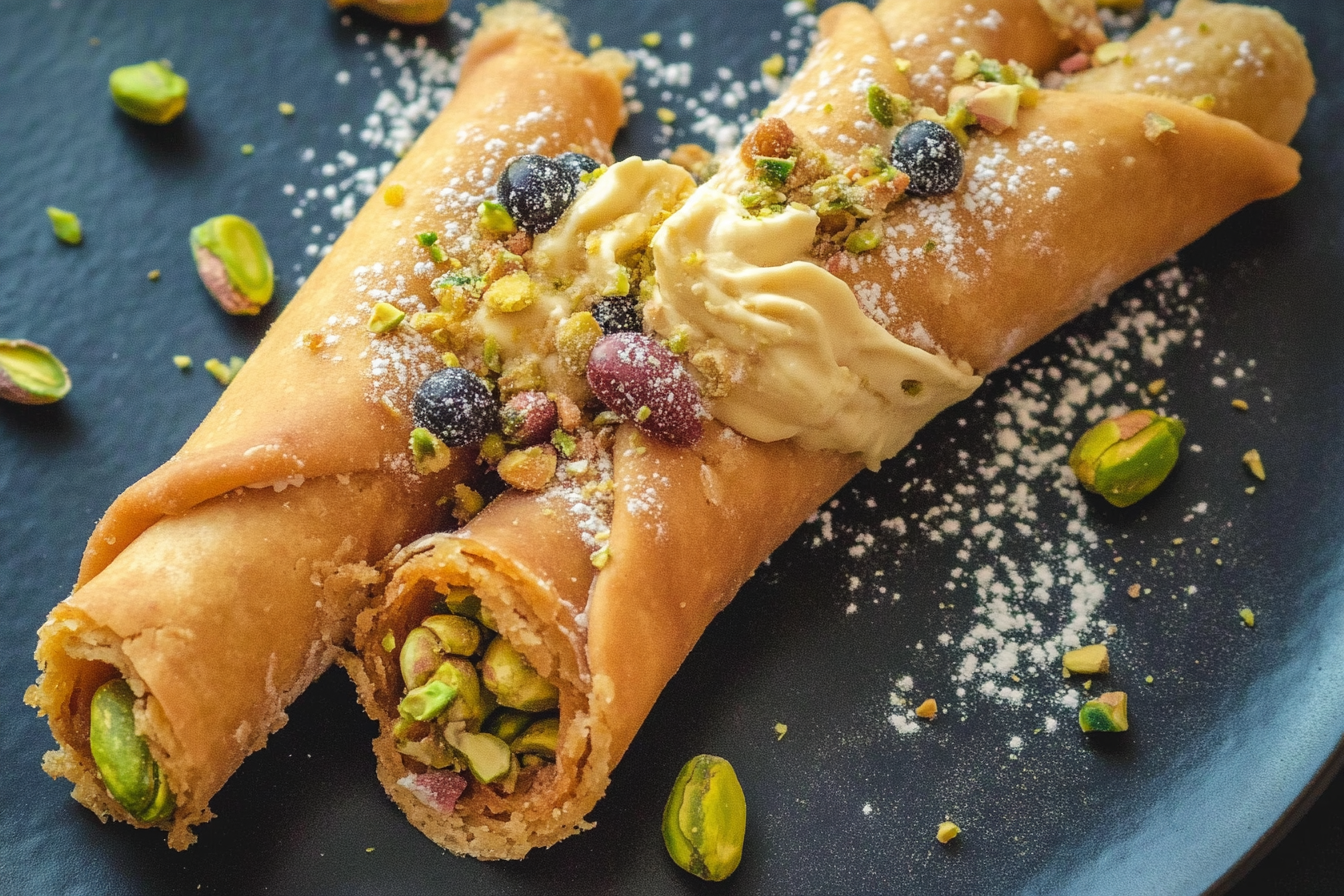 Pistachio Cannoli Recipe