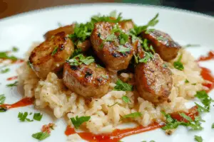 Rice and Italian Sausage