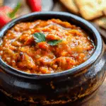 Roasted Eggplant and Pepper Spread (Zacusca)