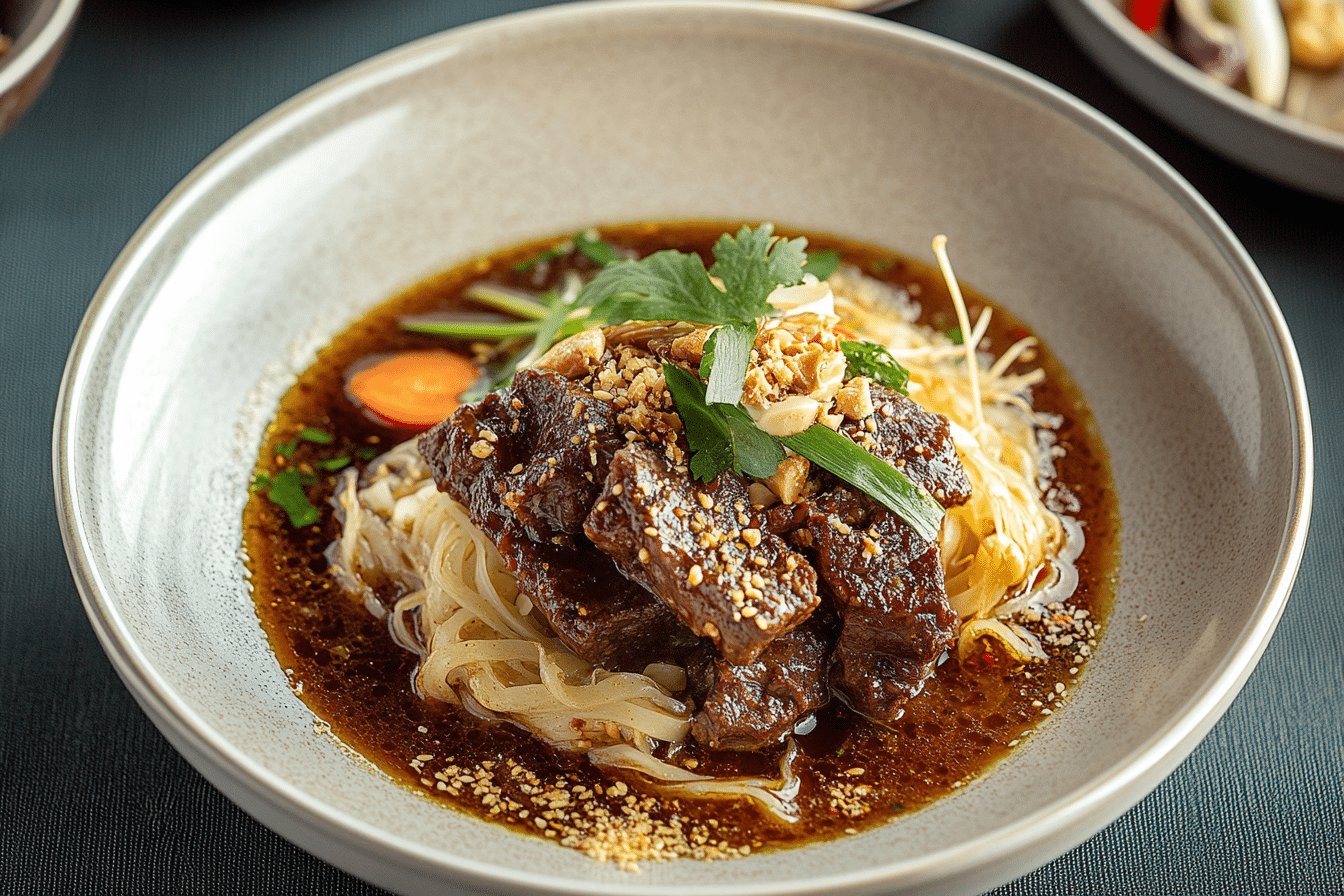 Satay Beef Noodle Soup