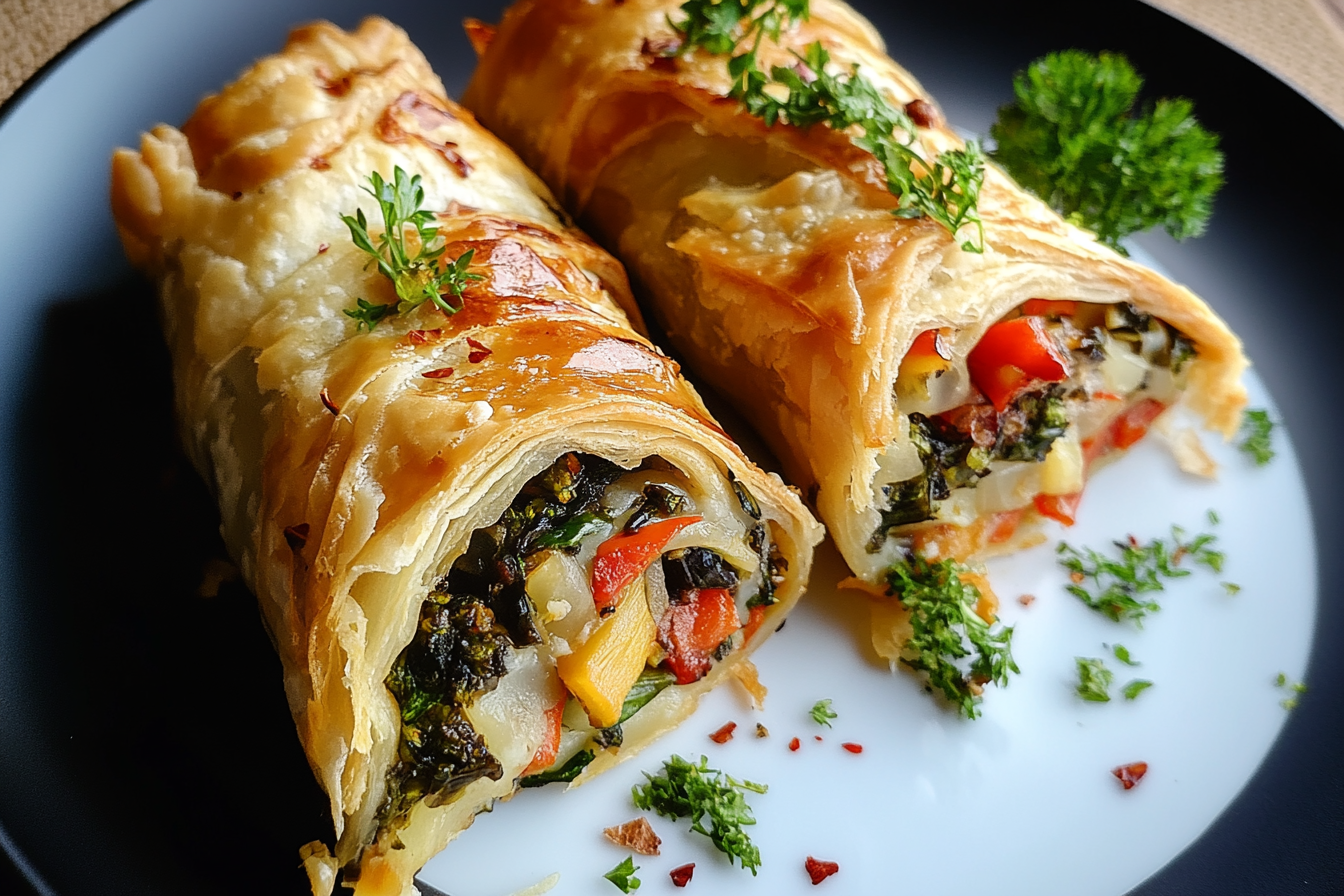 Savory Vegetable Strudel