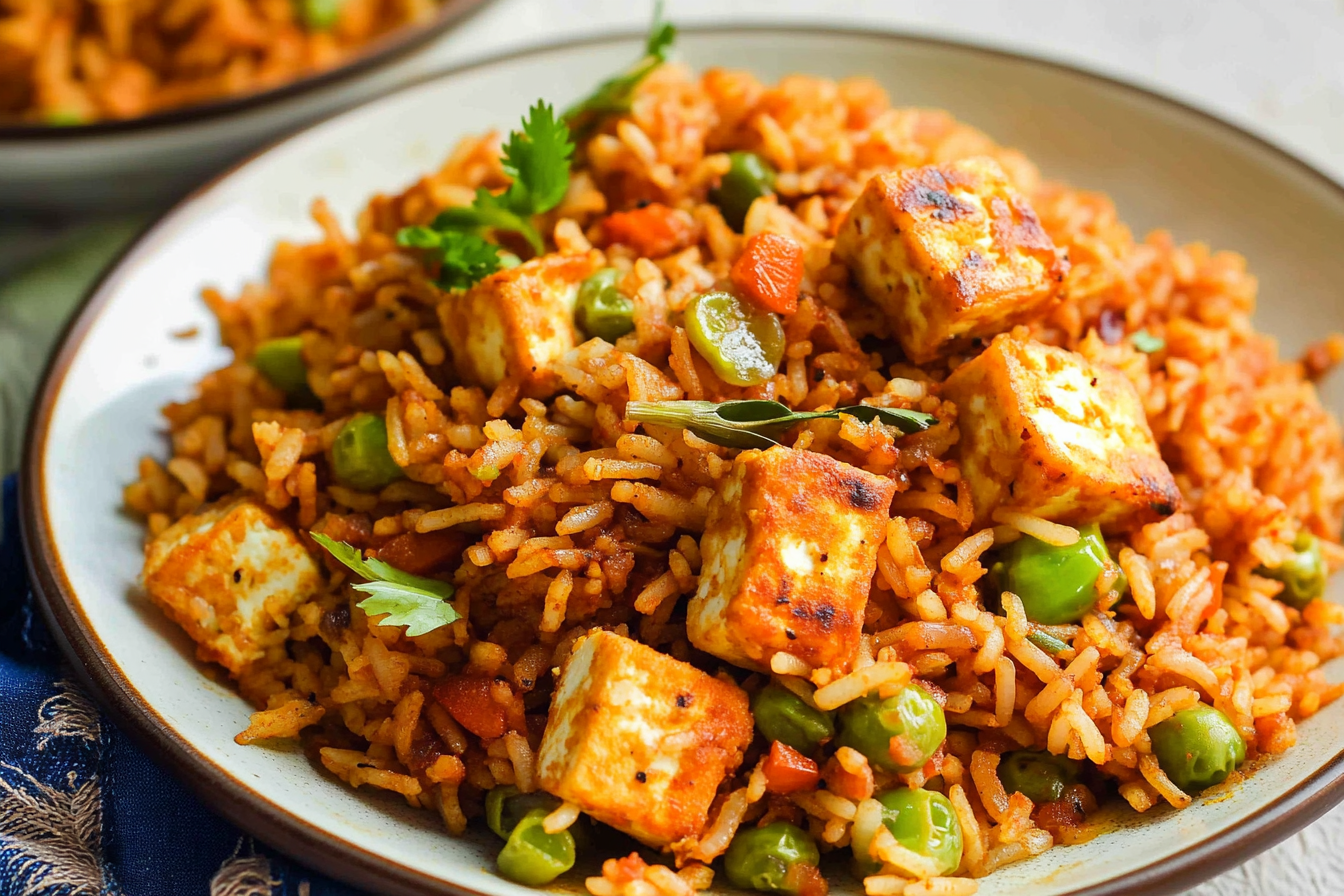Schezwan Paneer Fried Rice