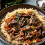 Slow Cooked Beef With Risoni – Greek Giouvetsi