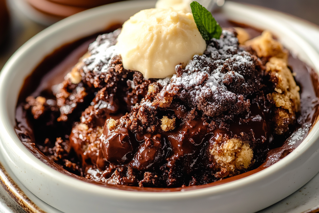 Southern Chocolate Cobbler